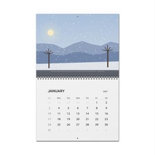 Scripture & Seasons 2027 Wall Calendar - KJV Bible Verse Christian Gift