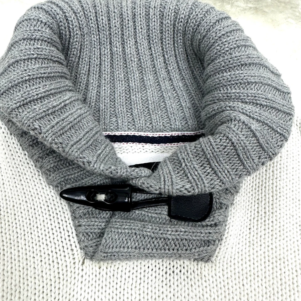 Shawl Neck Boys Cotton Sweater with Toggle Button NWT Sze 6 - Image 4 of 4