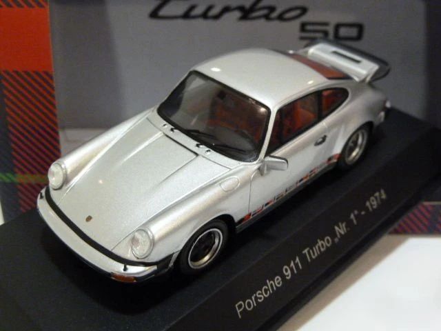 Новый 1974 Porsche 911 (930) Turbo No1 Louise серебро 1:43 искра литой режим - Изображение 4 из 4