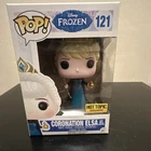 Funko Pop! Vinyl Disney Frozen Coronation Elsa w/ Orb & Scepter #121 HT Excl