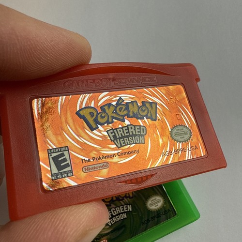 MINTY Pokemon: LeafGreen & FireRed Version Nintendo Game Boy Advance Authentic - Picture 12 of 15