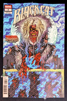 Black Cat #3 Maria Wolf Marvel Zombies Variant NM