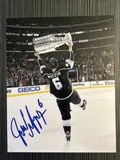 JAKE MUZZIN L.A. KINGS STANLEY CUP NHL Signed Autographed 8x10 Photo W/ Proof A