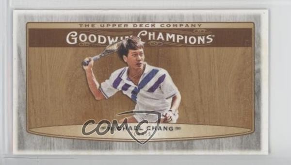 2019 Goodwin Champions Wood Mini Black Lumberjack Back 2/8 Michael Chang 1oq2