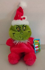 Dr. Seuss Palm Pals SANTA GRINCH Plush by Aurora 5