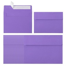 60Pack A2 Envelopes, Dark Purple Invitation Envelopes4-3/8" x 5-3/4"