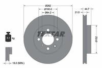 2X Textar Bremsscheibe 92060903 FüR Honda MG Rover