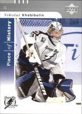 2002-03 UD Piece of History #80 Nikolai Khabibulin - HKY