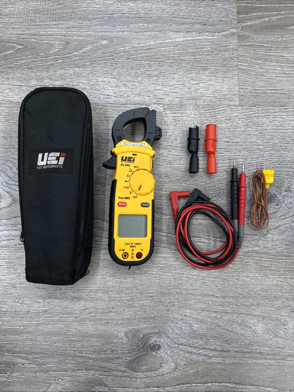 UEi Test Instruments DL469 True RMS Clamp Meter CATIII 1000V