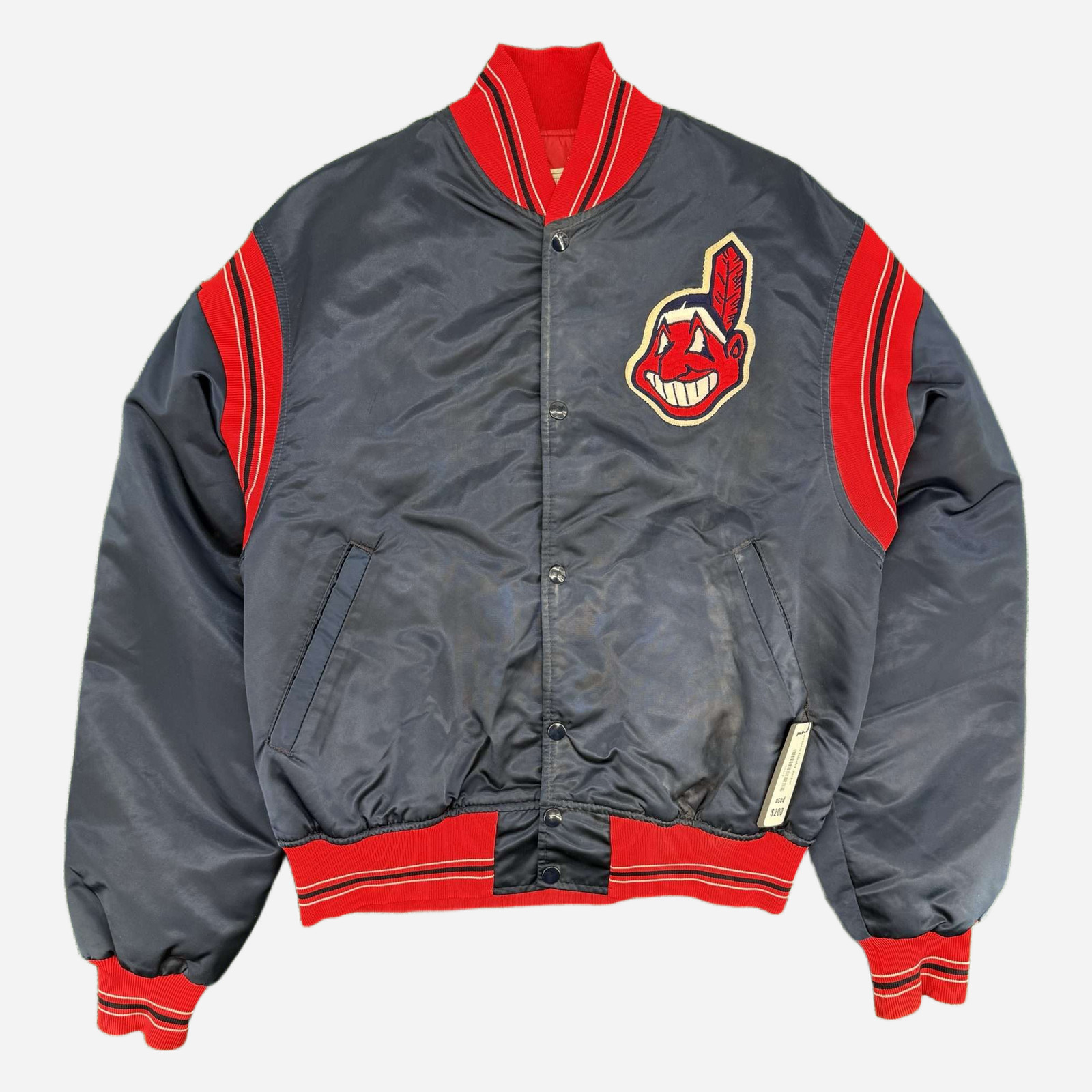 Starter Indians Jacket Large Used - image 1