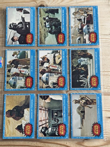 STAR WARS 1977 TOPPS TRADING CARDS UK ISSUE BLUE SET SERIES 1 VINTAGE WAX WRAP - Picture 4 of 24