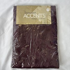 Interior Accents Thanksgiving Collection 60x84 Oblong Fabric Tablecloth Maroon