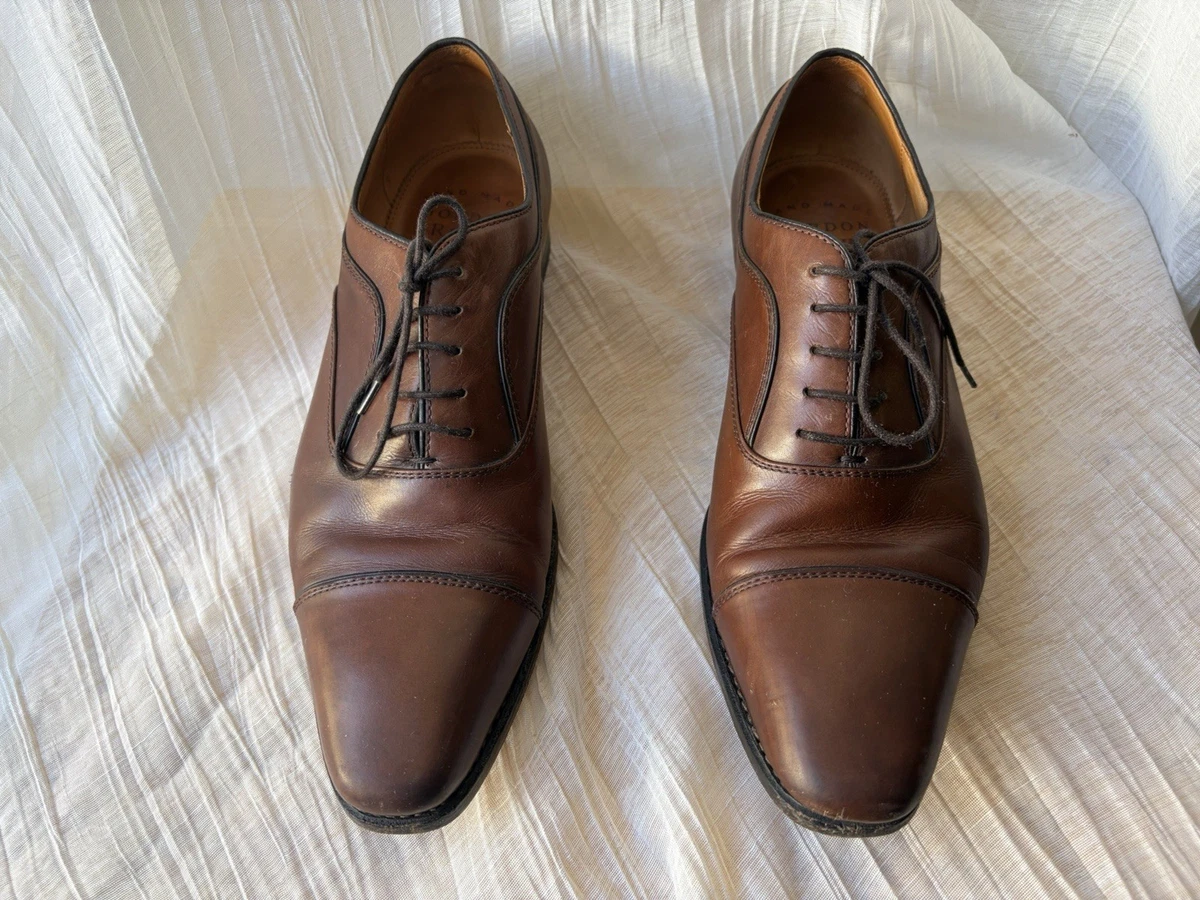 Men\'s Gordon Rush Gray Leather Cooper Dress Oxford Shoe Size 9.5 Sophisticated Brody 201451 | Gordon Rush main image 3