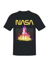 Officially Licensed Nasa Retro Space Shuttle Blast Men's T-shirt