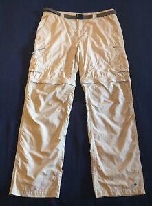 Columbia Omni-Shade Nylon Convertible Pants Shorts Size 38x32 Beige NWOT | eBay