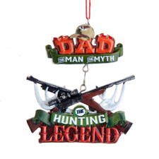 Dad Hunting Legend Ornament