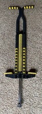 Vintage Sturdy Pogo Stick SBI Enterprises Black  Yellow - good condition