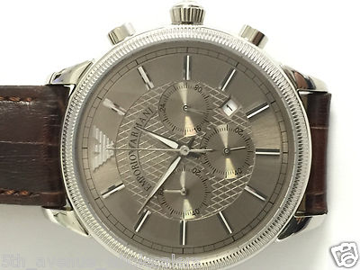 Emporio Armani Mens Chronograph Watch AR0562 NWT | eBay