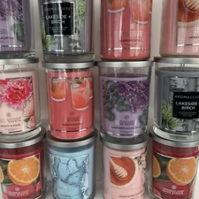 Yankee Candle Chesapeake Bay Candles 19 oz 2 Wick Soy Wax Blend You Pick Scent