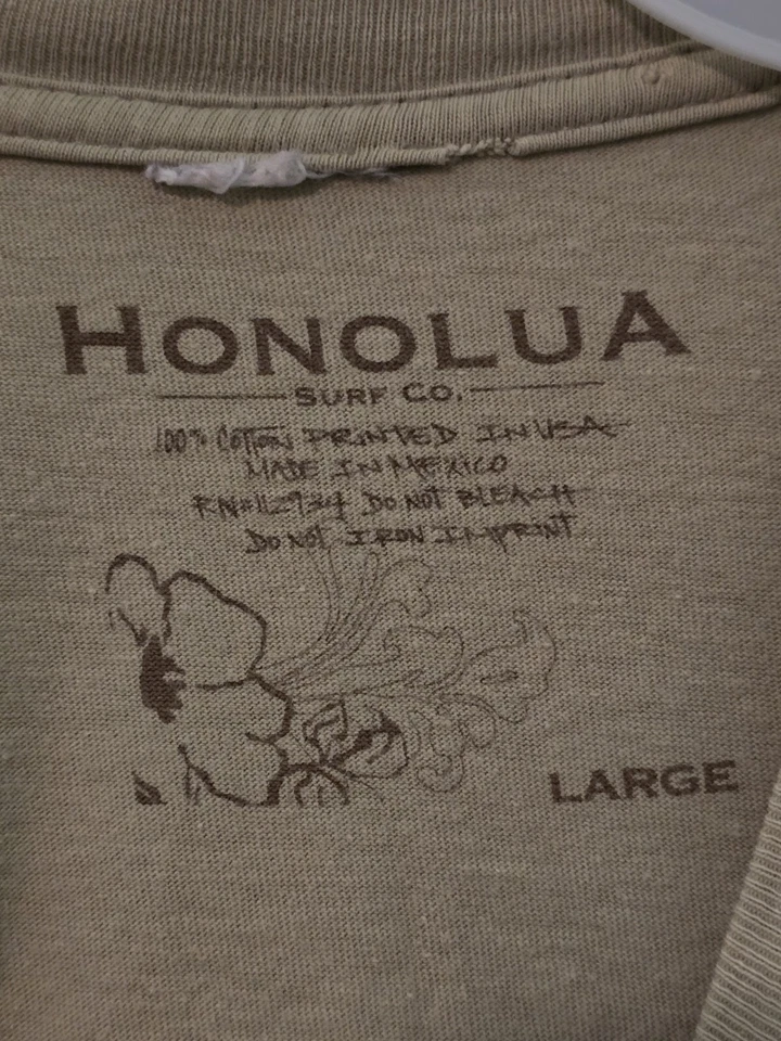 Honolua Surf Co. T 恤冲浪板图形男式 L 码 — 第 3/4 张图片