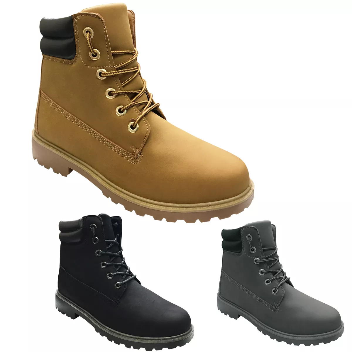 Mens fleece lined ankle boots cheap