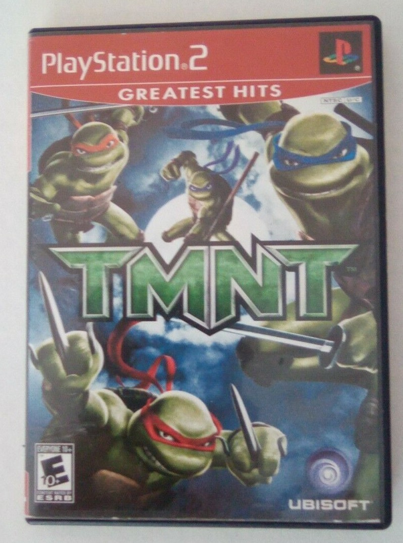 PS2 PlayStation 2 TMNT Teenage Mutant Ninja Turtles Tested Disc