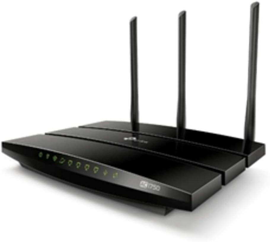 Tp-Link Archer A7 AC1750 Wireless Dual Band Gigabit WiFi Router Black 4 LAN Port