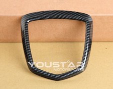 Us Stock For Fiat Abarth Carbon Effect Rear Emblem Frame Badge Cover 500 595 695