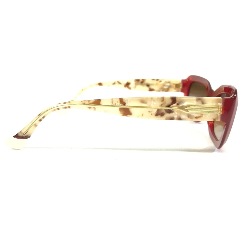 Etnia Sunglasses SOFO BRBE Brown Ivory Tortoise Red Frames with Brown Lenses - Изображение 4 из 4