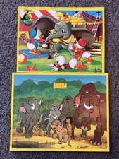 Vintage Jaymar/Disney Dumbo & Jungle Book Tray Frame Puzzle -N