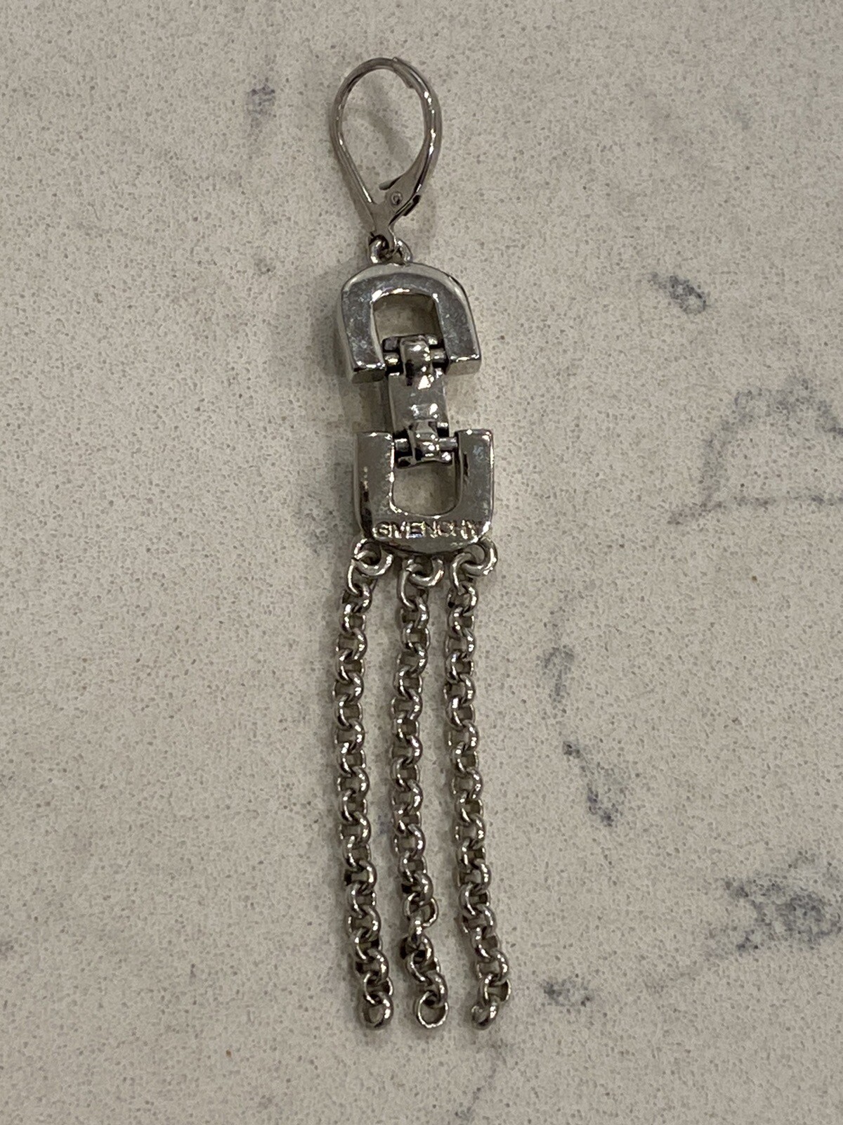 Vintage Givenchy Single Rhinestone CHANDELIER Ear… - image 3