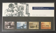 GB 2001 SUBMARINES PRESENTATION PACK NO 322