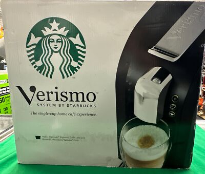 Starbucks Verismo K-Fee 580 Satin Black Coffee Maker Machine