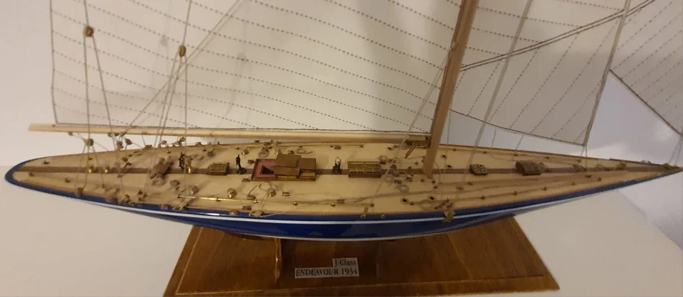 Veliero in legno - AMERICA'S CUP 1934 1:80 (480mm) - Immagine 2 di 4