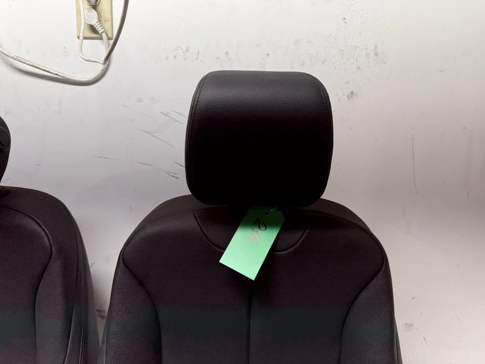 12-18 OEM BMW F30 F34 F36 335i Front Driver Passenger Seats Black PAIR - Image 3 of 4