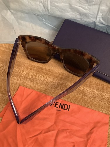 Fendi FF 0025 verschreibungspflichtiges Brillengestell 07OK braun beige Havanna mit Etui - Bild 7 von 14