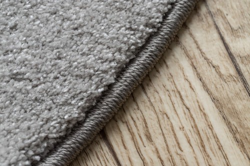 Hardwearing Soft Carpets 'DISCRETION' circle silver very thick Rug Best-carpets - Picture 4 of 6