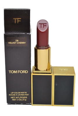 Tom Ford Lip Colour Matte Lipstick (08 Velvet Cherry) 3g/.1 oz Full Size NIB