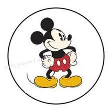 30 MOUSE ENVELOPE SEALS LABELS PARTY FAVORS STICKERS 1.5"
