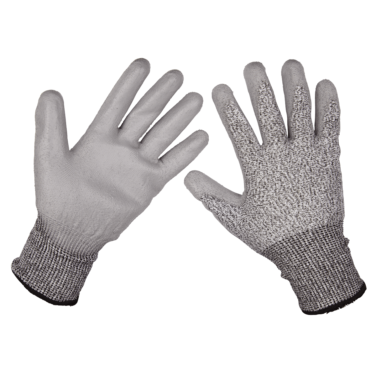 Sealey 9139XL Worksafe Anti-Cut PU Gloves (Cut Level C), X-Large - Pair