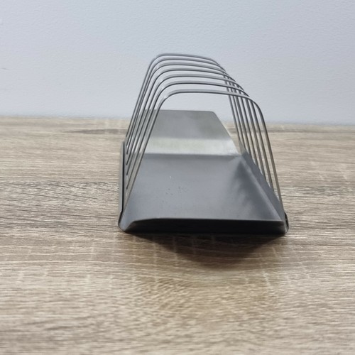 Vintage Metal Toast Rack Stationary Letter Holder Mid Century Modern Modernist - Bild 4 von 12