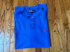 Men's Polo by Ralph Lauren Blue Polo Shirt, Size Extra Large XL