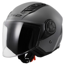 OPEN FACE MOTORBIKE MOTORCYCLE HELMET LS2 OF616 AIRFLOW II Ece22.06 NARDO GREY
