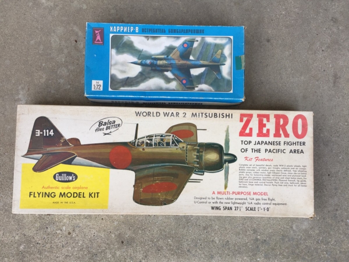 Guillow’s MITSUBISHI ZERO (新品美品) Guillow's ZERO WW2 Mitsubishi Fighter Plane 27.75in Wing Kit