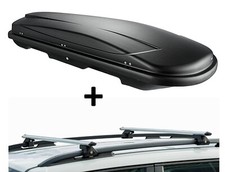 Dachbox JUXT400L+Dachträger CRV135 für für Mercedes ML III 5Türer ab 11 Dachbox JUXT400L+Dachträger CRV135 für für Mercedes ML III 5Türer ab 11