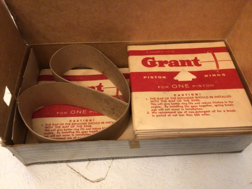NOS Vintage Grant Piston Rings | eBay