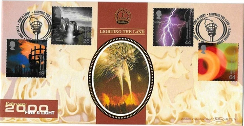 GB 2000 Millennium, Fire & Light, Great Yarmouth, Benham BLCS174 First Day Cover