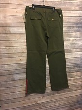 Tommy Hilfiger Womens Size 14 Pants Army Green Trousers With Zippers