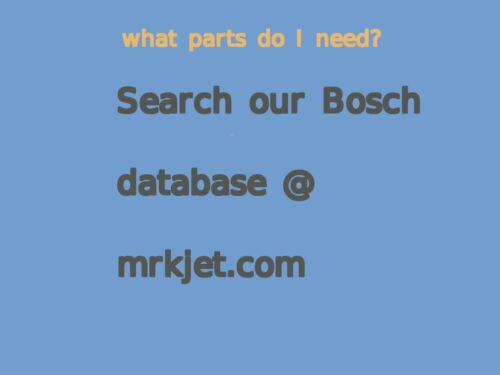 KIT 1 SEAL REPAIR BOSCH K JETRONIC fuel metering head / distributor - Picture 4 of 8