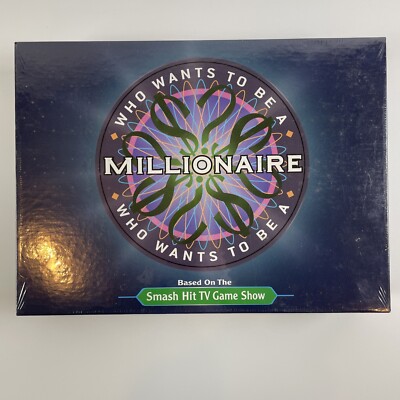 WHO WANTS TO BE A MILLIONAIRE 2000 Pressman FAMILY BOARD GAME Sealed New
